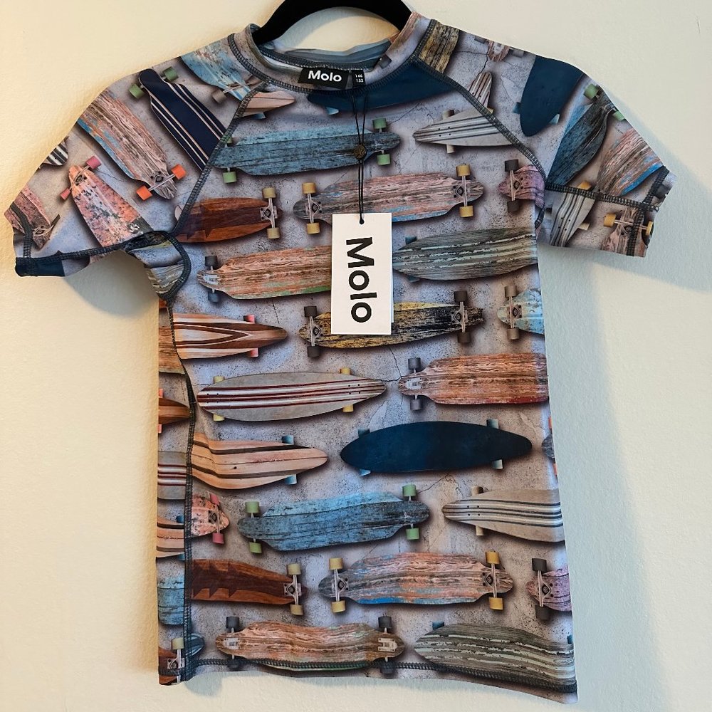 Molo Boys Neptune Board Stripe Swim Rashguard